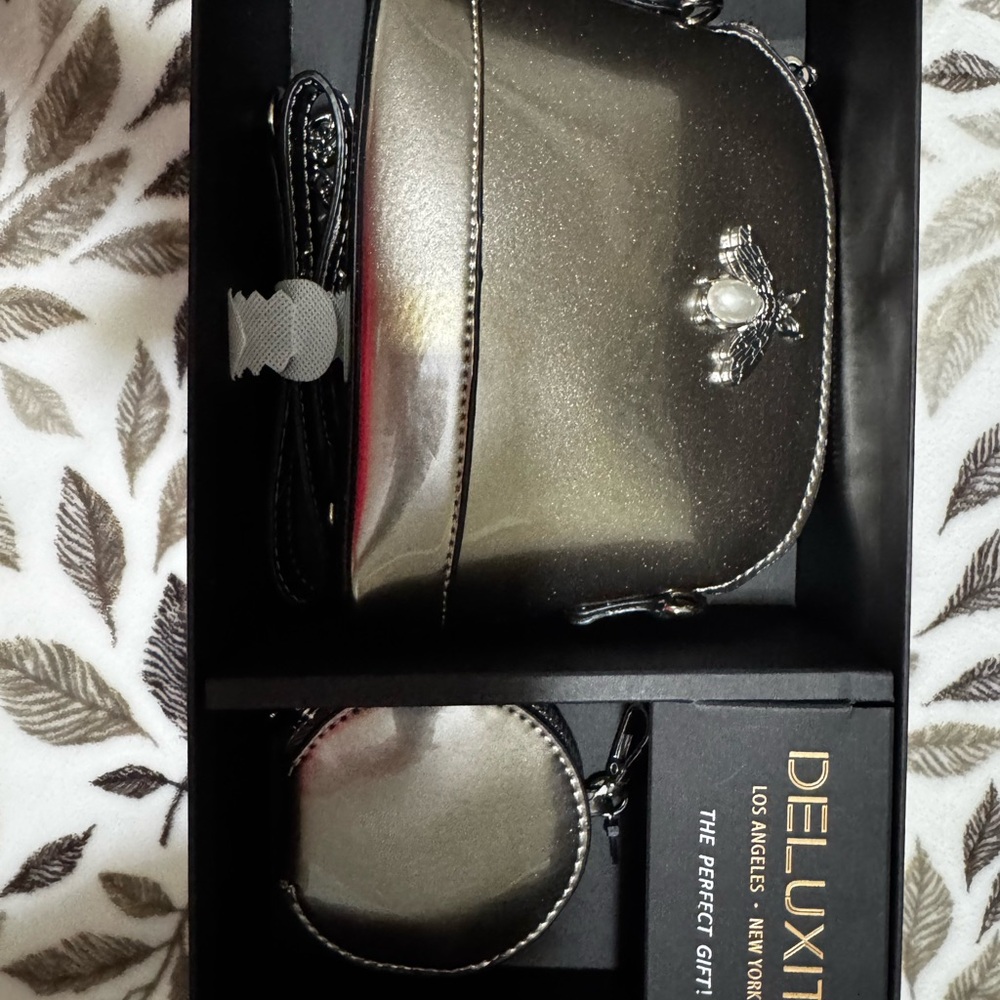 Deluxity Metallic Crossbody Bag